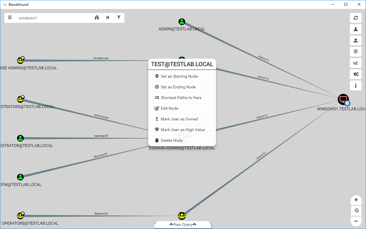 Node Menu